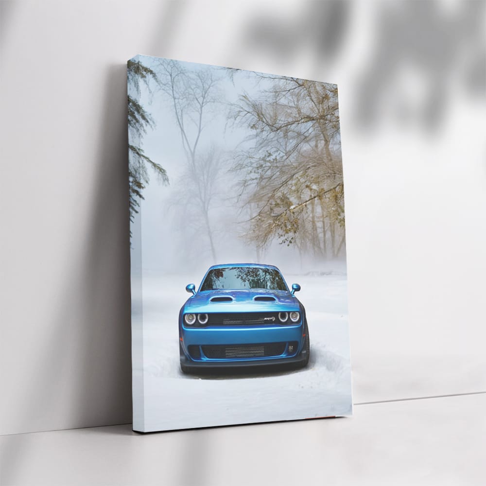 Challenger in Snow - Power Meets Elegance