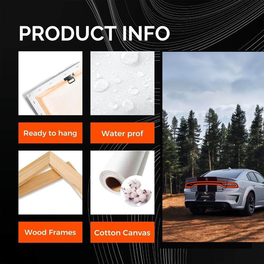 Dodge Charger in Forest - Bold and Powerful Performance