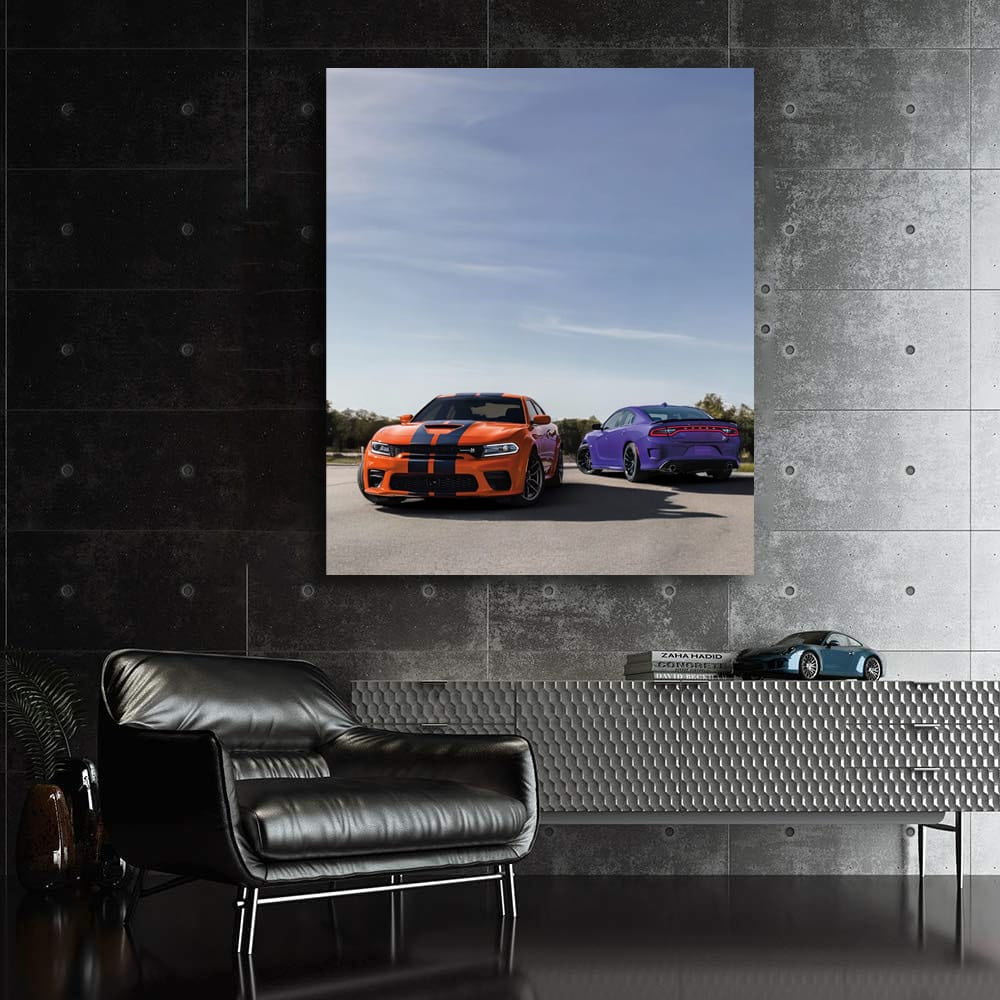 Dodge Charger Cruising Highway - Powerful & Bold