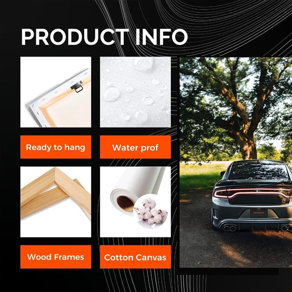 Dodge Charger Parked in Garden - Bold Muscle Car