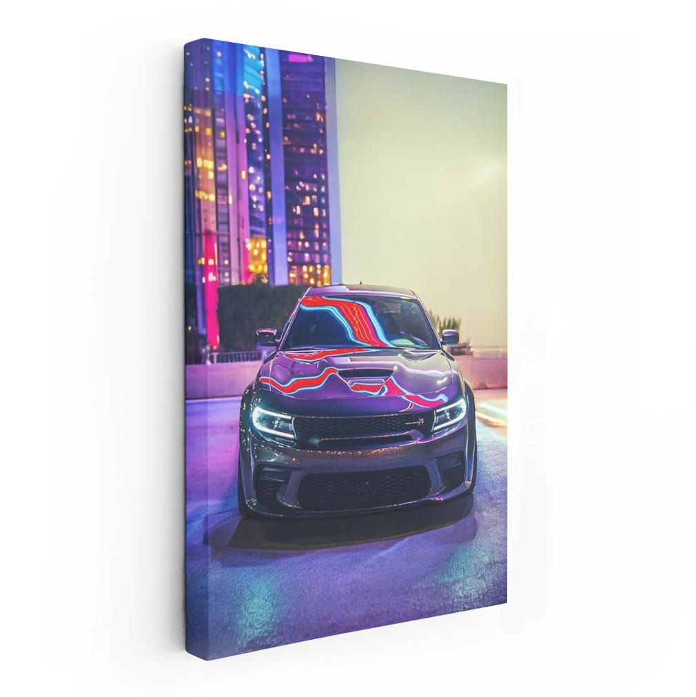 Dodge Charger Under Night Sky - Powerhouse on Wheels