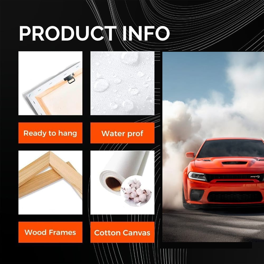 Charger in Smoke: Racing Powerhouse on Track