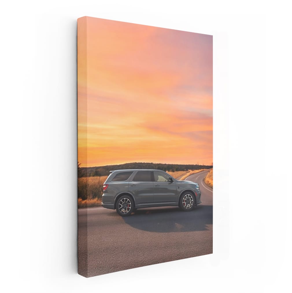 Dodge Durango at Sunset: Power and Elegance on Road