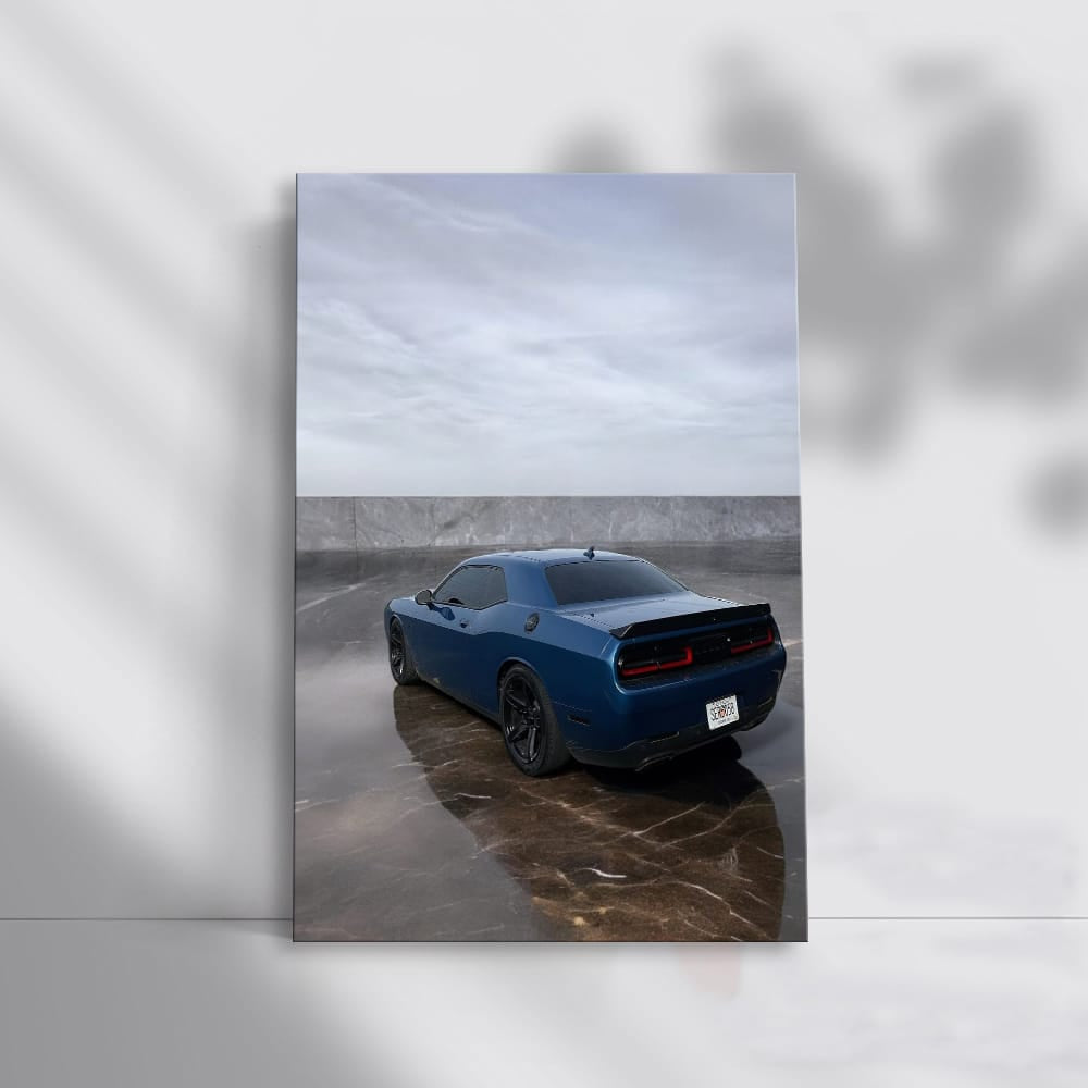 Dodge Hellcat Marble - Power Meets Elegance in Motion