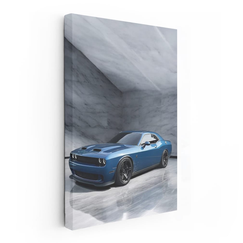 Dodge Hellcat Marble - Power Meets Elegance in Motion