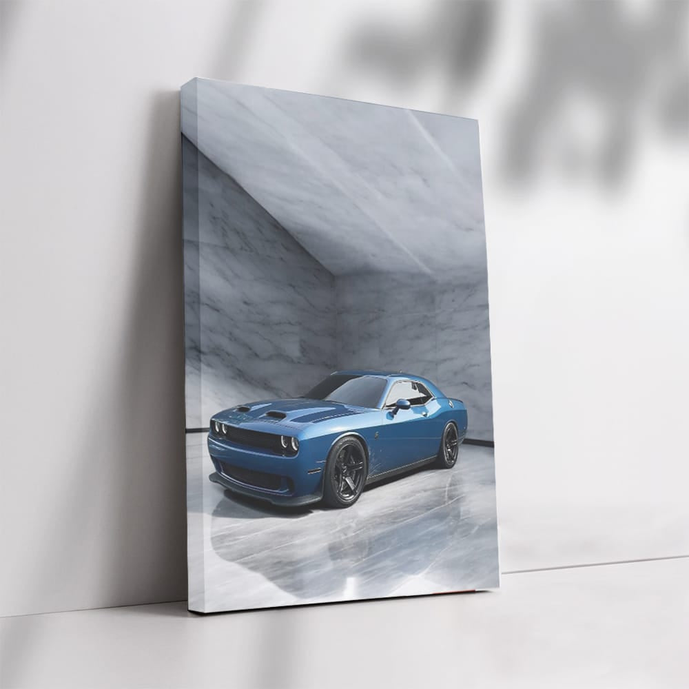 Dodge Hellcat Marble - Power Meets Elegance in Motion