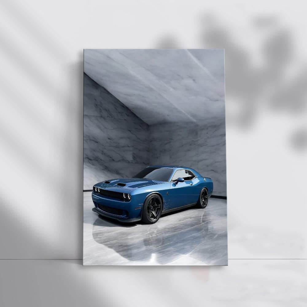 Dodge Hellcat Marble - Power Meets Elegance in Motion