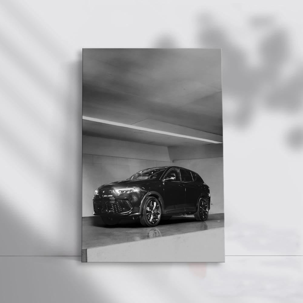 Dodge Hornet B&W 2 - Dynamic and Compact Powerhouse