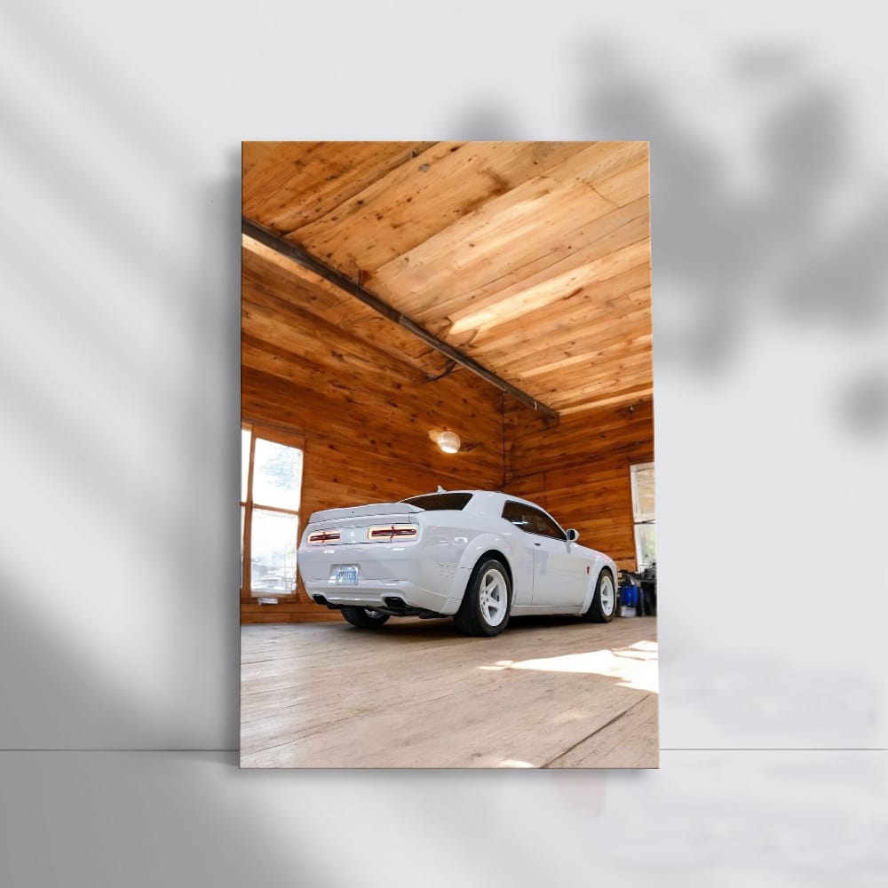 Dodge SRT Parked in Garage - Power and Precision