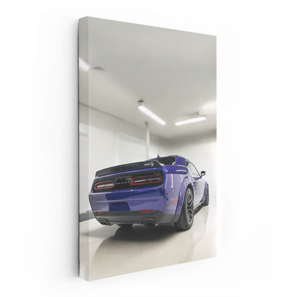 Dodge SRT Purple in Parking - Bold and Powerful Drive