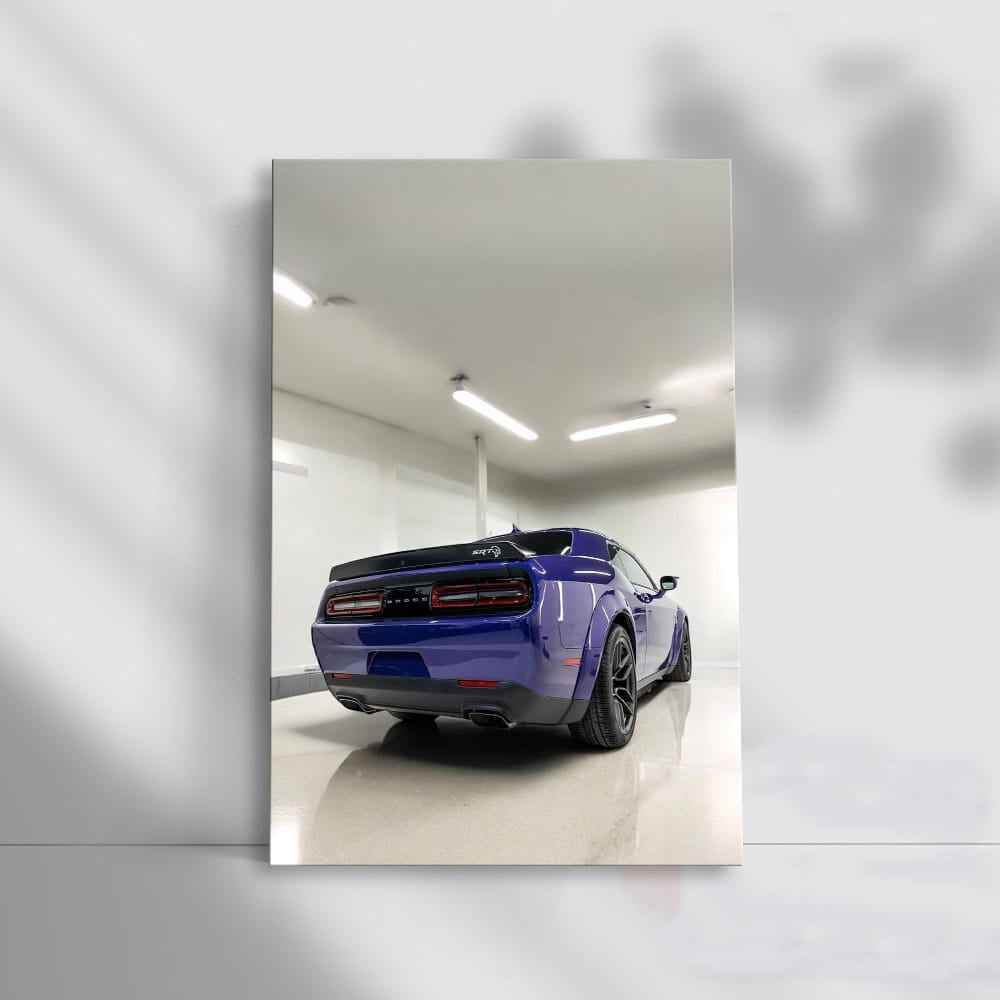 Dodge SRT Purple in Parking - Bold and Powerful Drive
