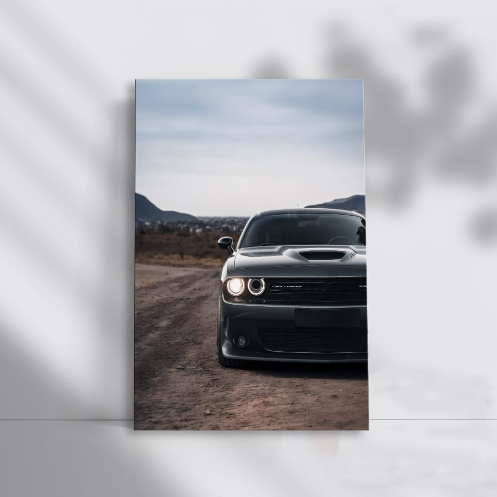 Dodge in Urban Scene - Bold and Powerful Ride