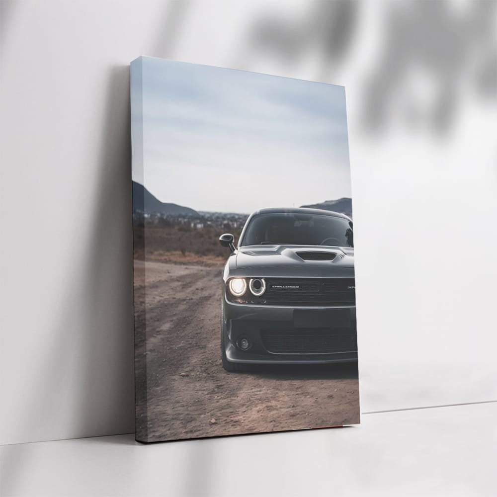 Dodge in Urban Scene - Bold and Powerful Ride