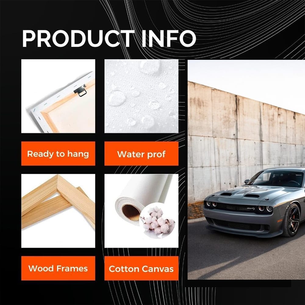 Dodge in Front of Concrete Wall - Bold and Rugged Design