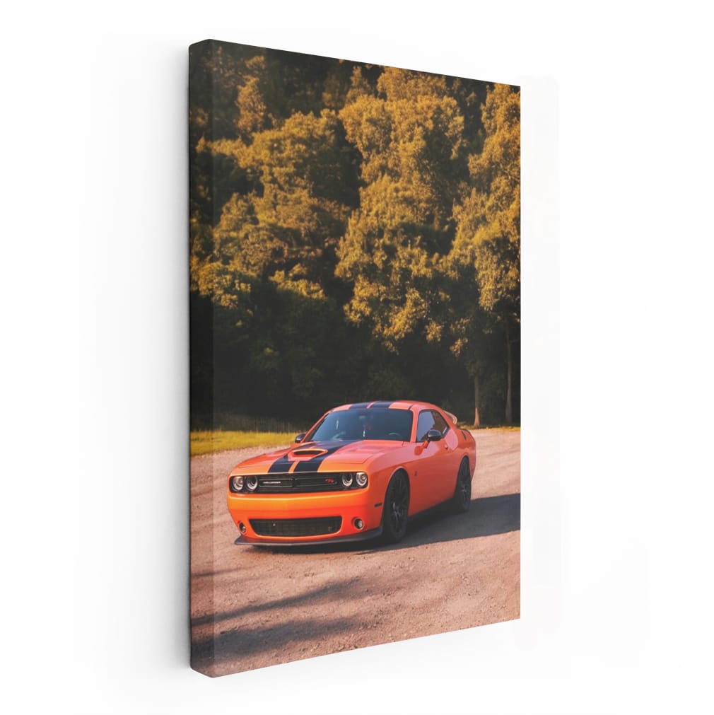 Dodge in Autumn Forest - Rugged and Adventurous