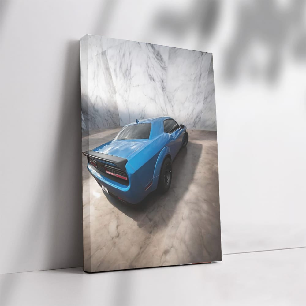 Blue Dodge Marble - Sleek and Stylish Ride