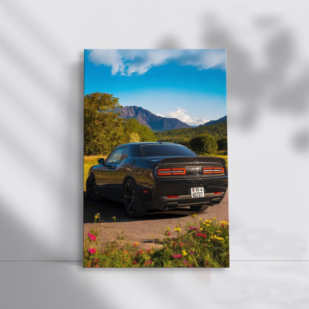 Dodge in Flourishing Garden - Vintage Elegance