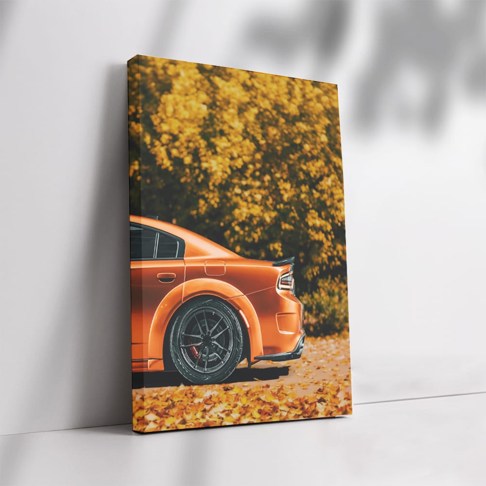 Autumn Forest Dodge - Rugged and Adventurous Ride