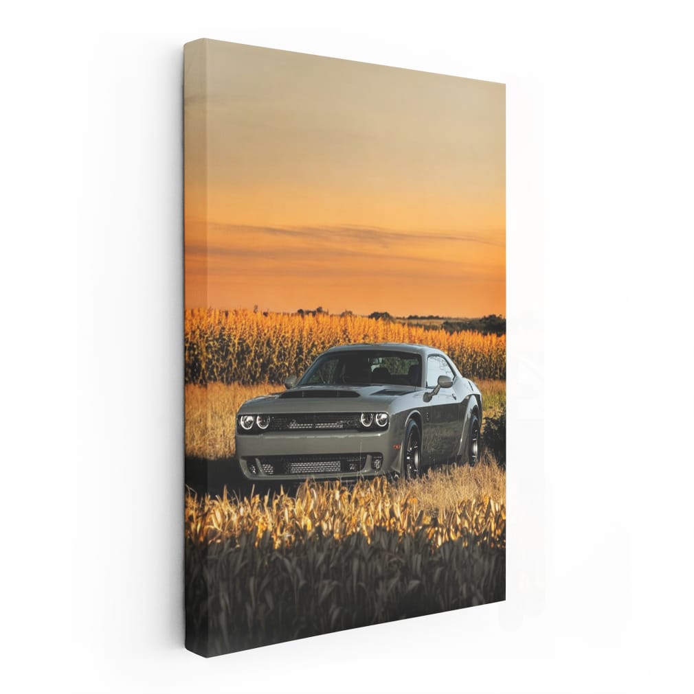 Dodge in Field - Rugged Adventure Awaits