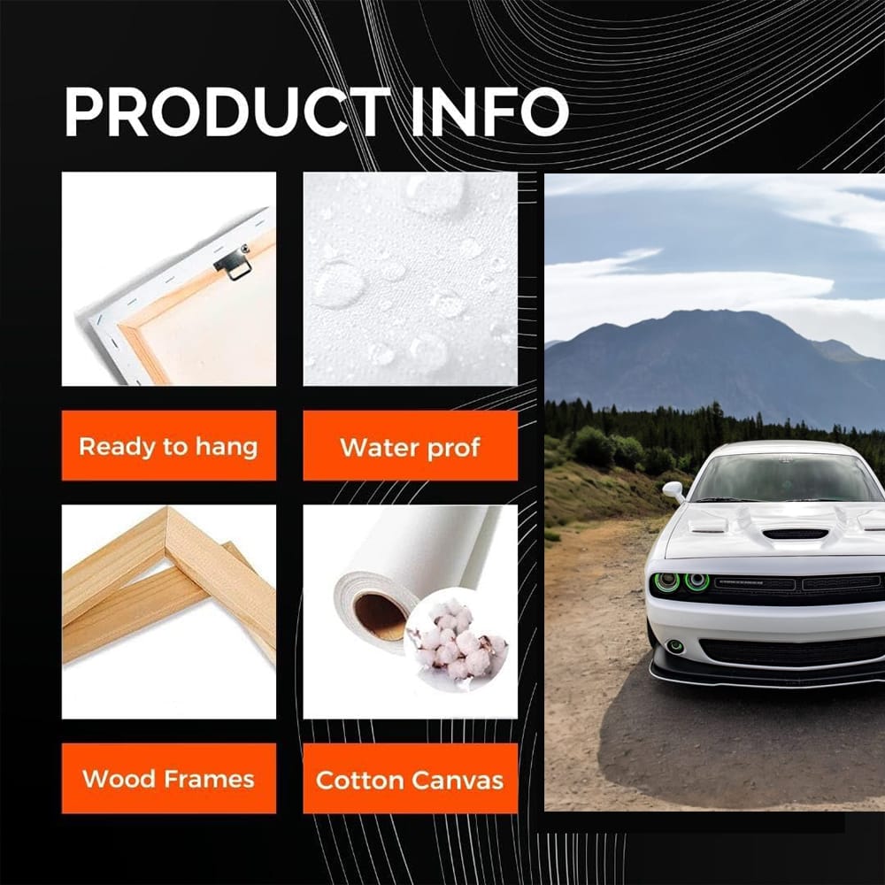 Dodge in White: Mountain Adventure - Rugged Elegance