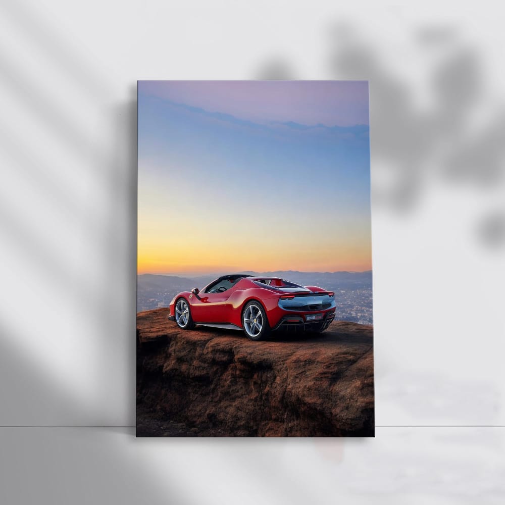 Ferrari 296 GTS: Urban Elegance - Power Meets Style