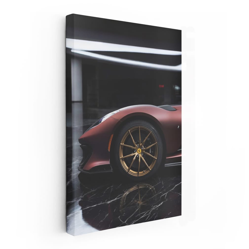 Black Marble Ferrari 812 Competizione - Elegance in Motion