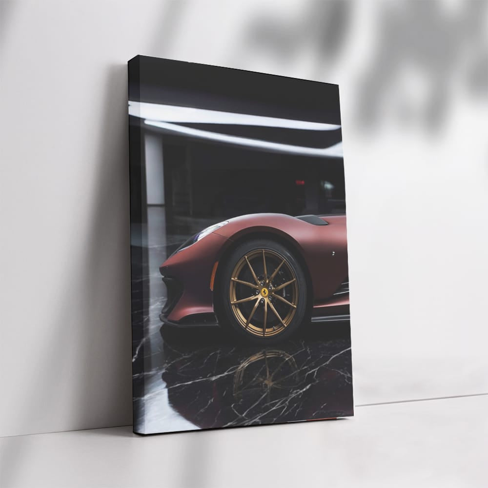 Black Marble Ferrari 812 Competizione - Elegance in Motion