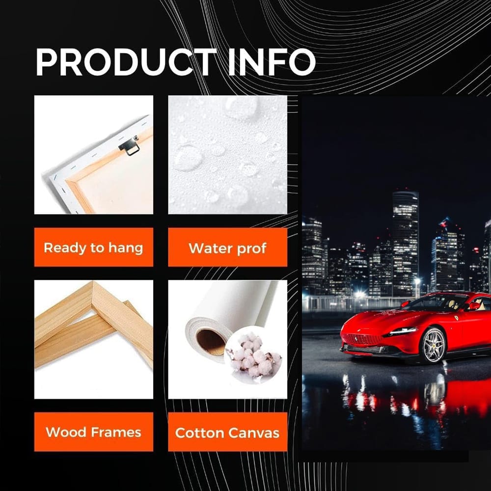 Ferrari Roma - Night Elegance, Speed and Style