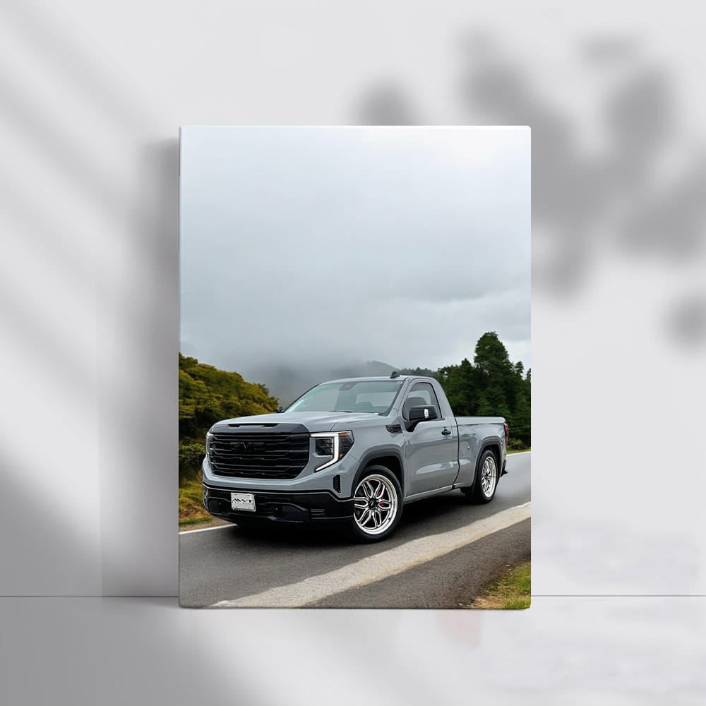 GMC Sierra Navigating Scenic Curves, Rugged and Reliable