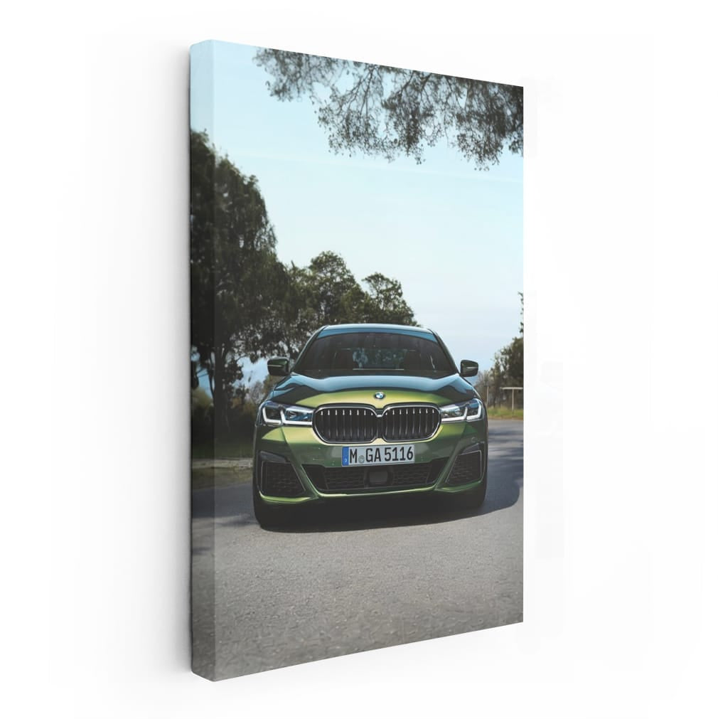 BMW M550i in Vibrant Green - Speed Meets Elegance