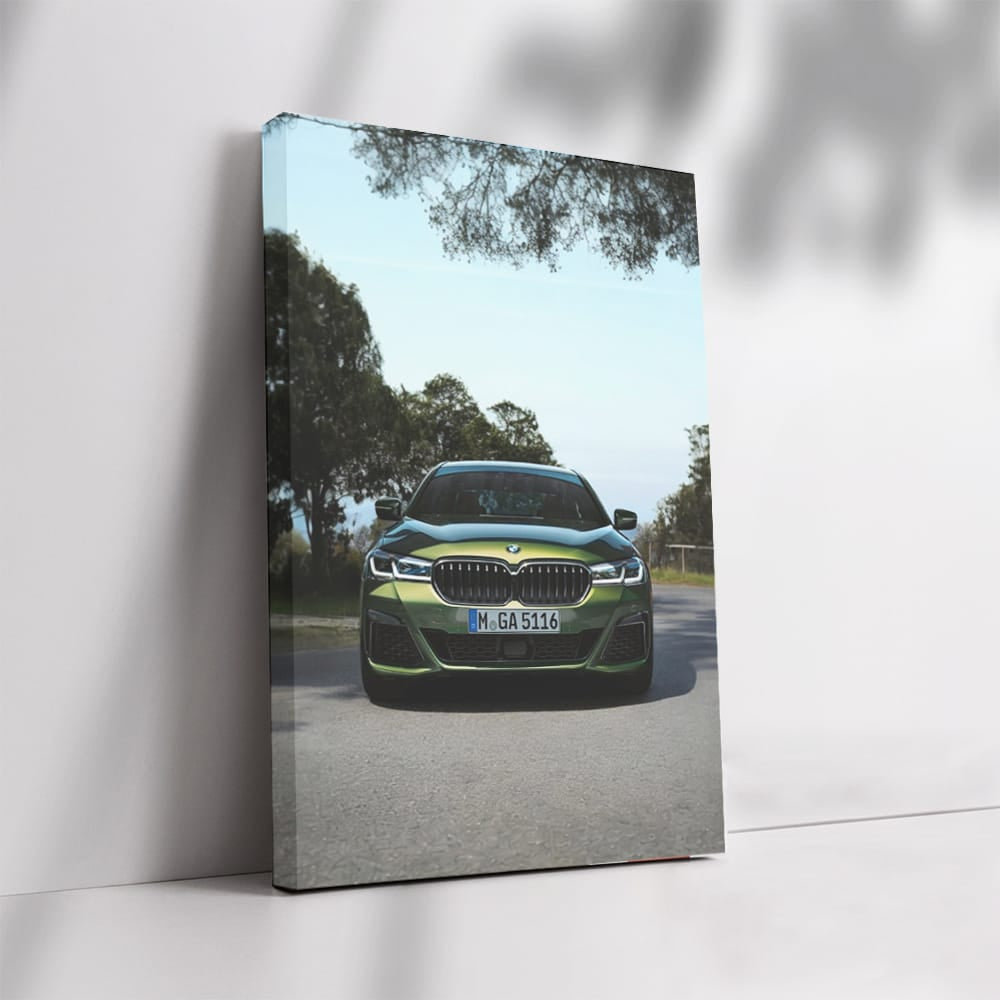 BMW M550i in Vibrant Green - Speed Meets Elegance