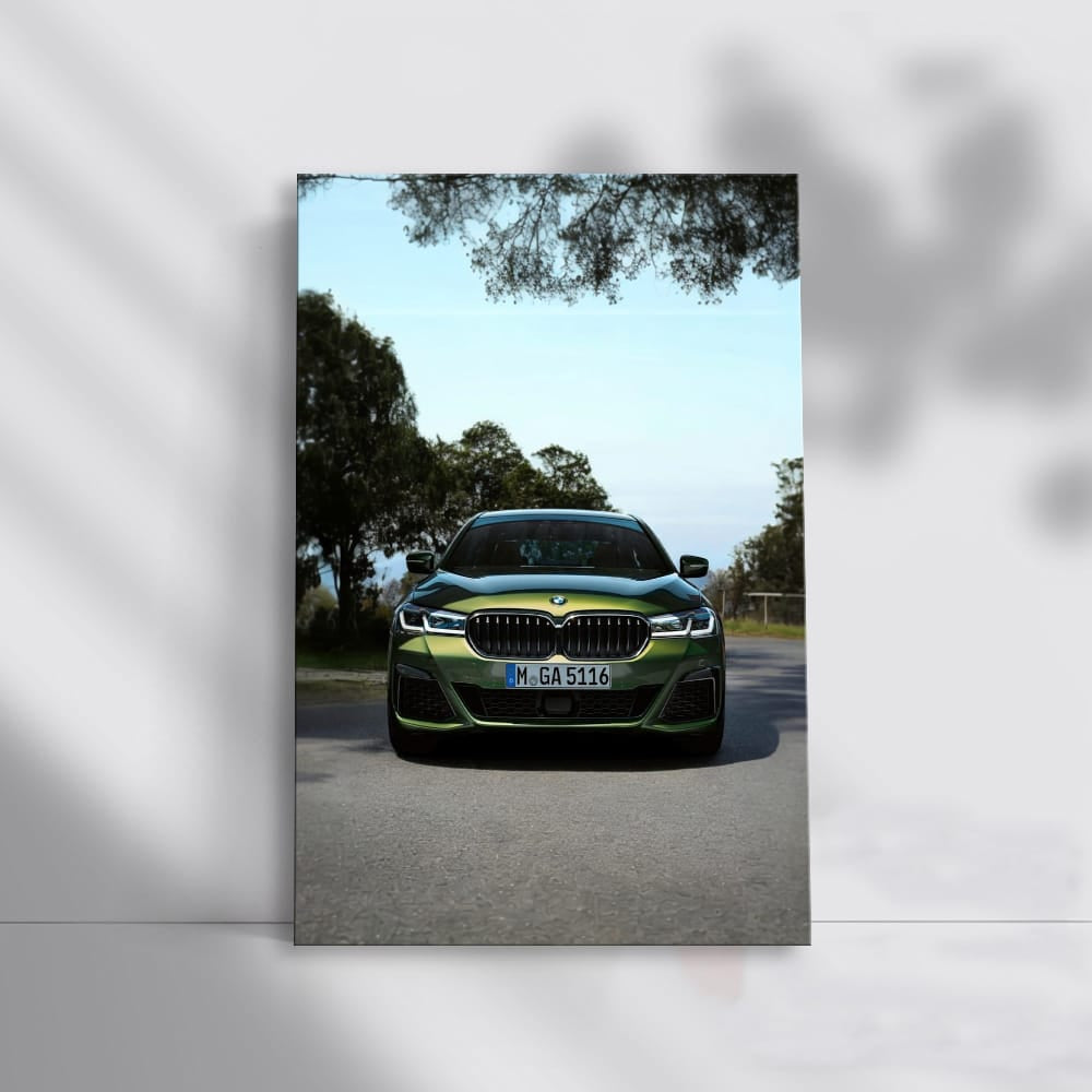 BMW M550i in Vibrant Green - Speed Meets Elegance