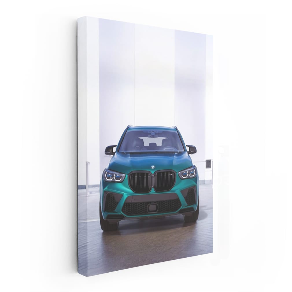 Green BMW X5 Face - Sleek and Stylish Drive