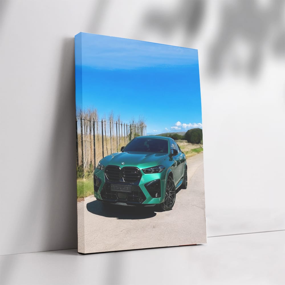 Vibrant Green BMW X6M in Countryside - Power Meets Luxury