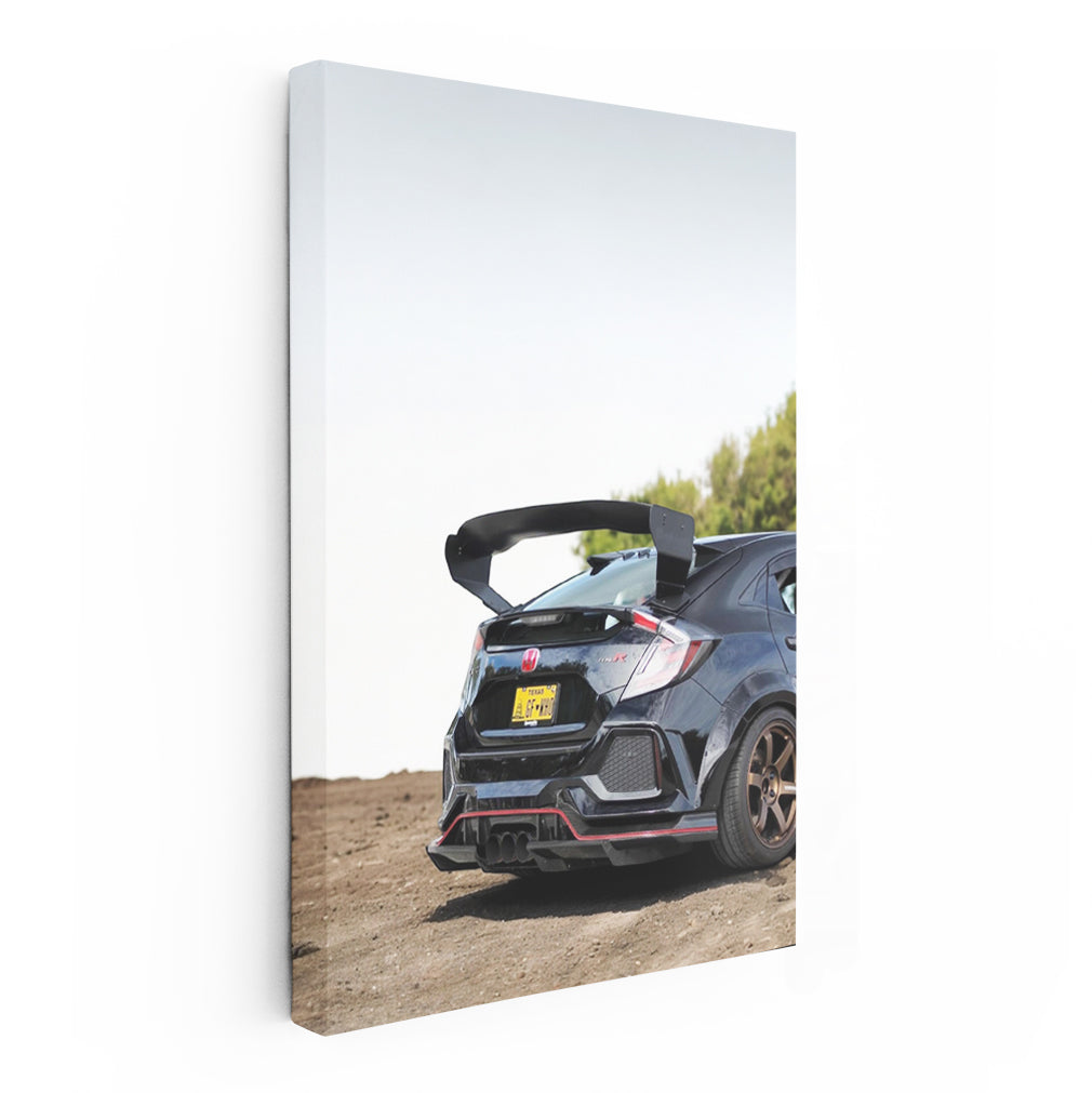 Black Honda Civic - Off-Road Adventure Ready & Stylish