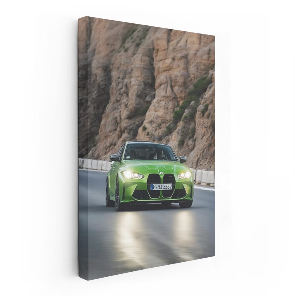 Dynamic Juicy Green BMW M3 G80 Racing Ahead in Style