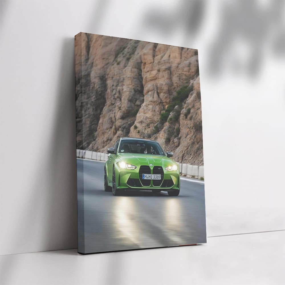 Dynamic Juicy Green BMW M3 G80 Racing Ahead in Style