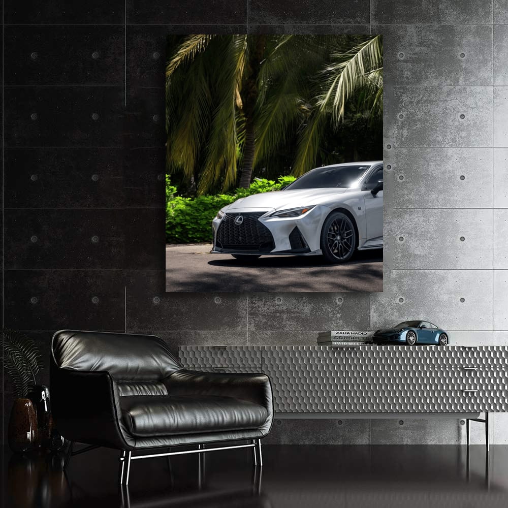 Lexus IS 500 Beneath Palm Trees - Power and Elegance