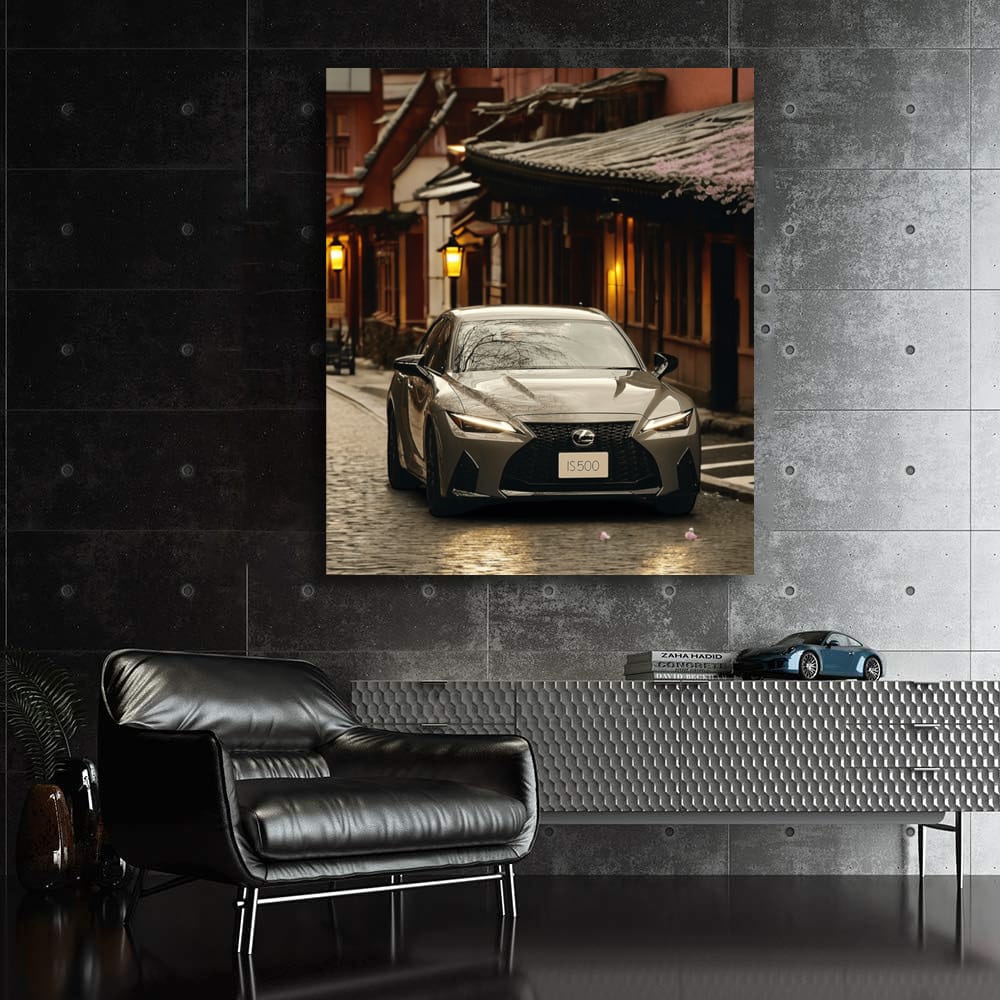 Lexus IS Cruising Kyoto Streets - Sleek Elegance in Motion