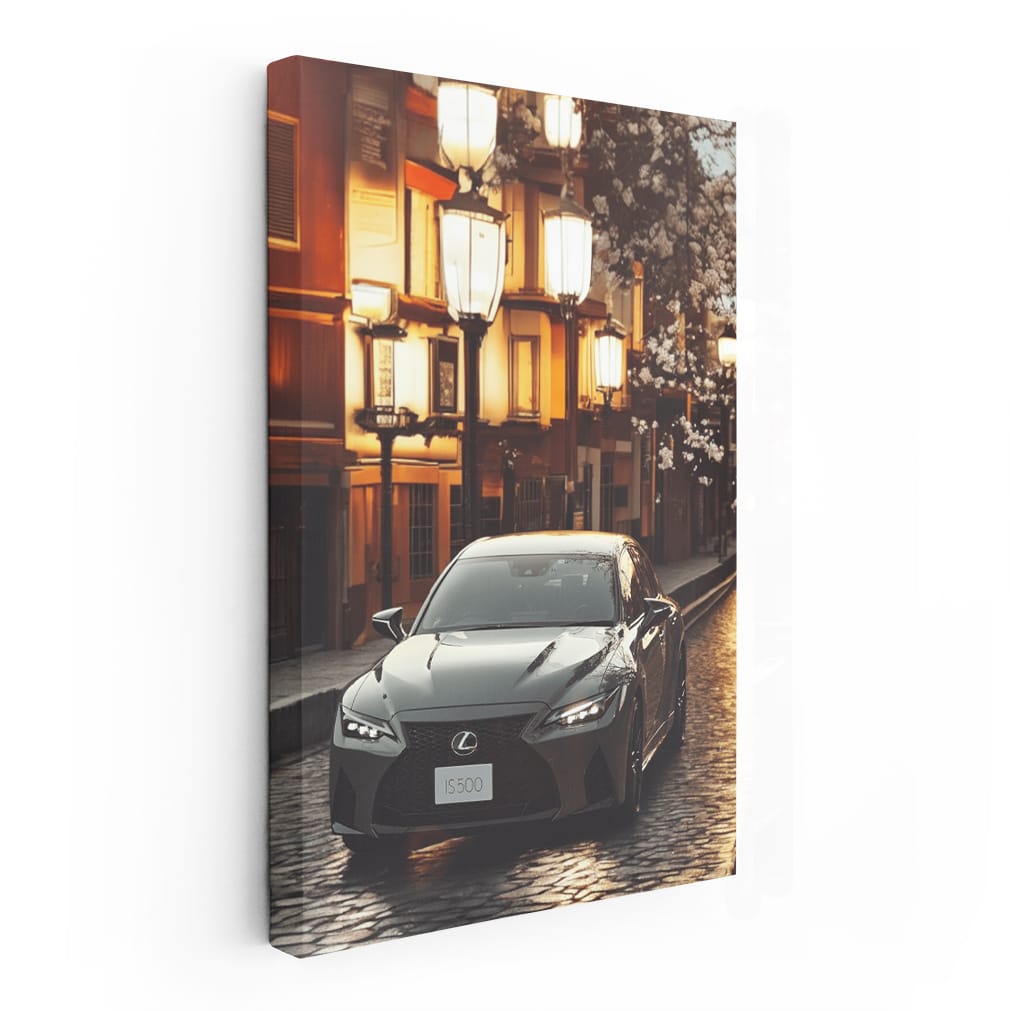 Lexus IS Cruising Kyoto Streets - Refined Elegance in Motion