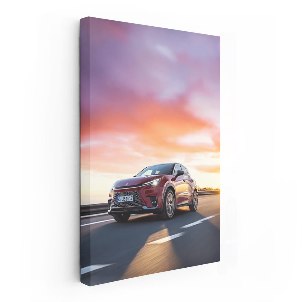 Lexus LBX at Sunset - Stylish and Sophisticated Drive