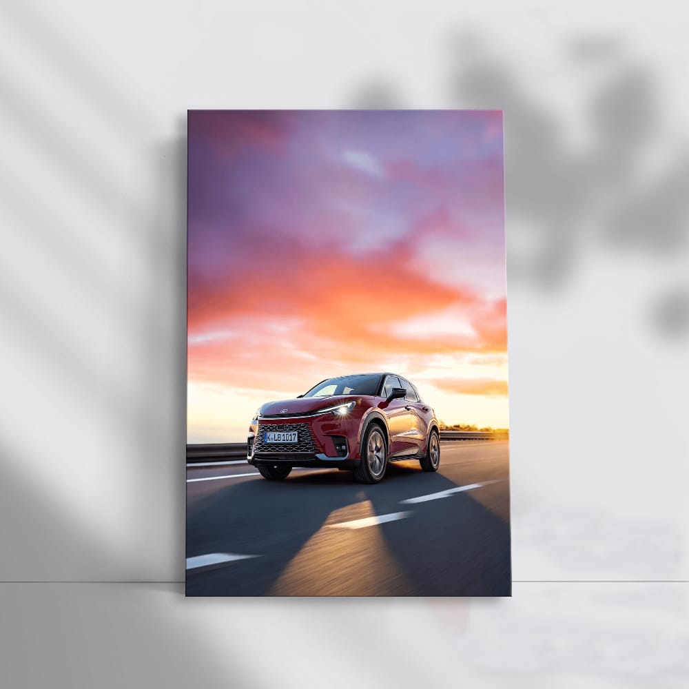 Lexus LBX at Sunset - Stylish and Sophisticated Drive