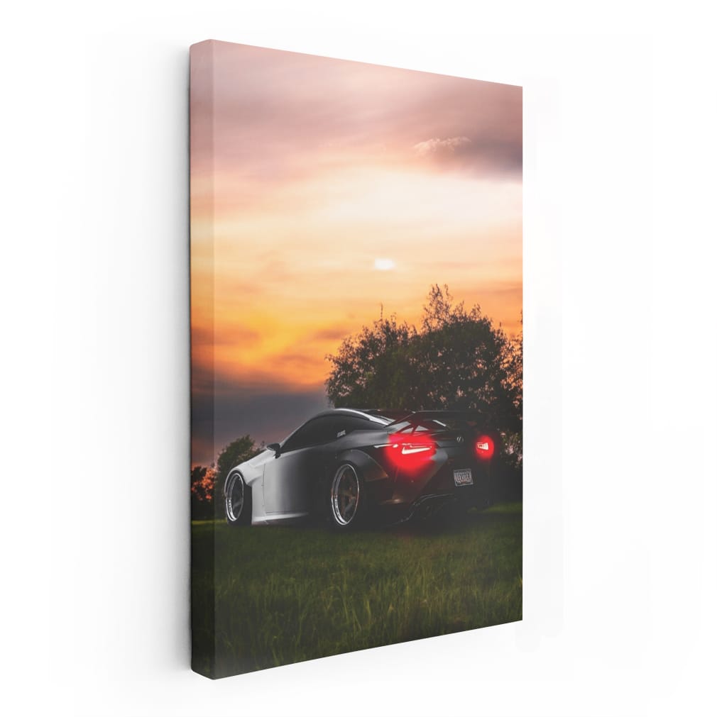 Lexus LC500 at Dusk - Elegance in Motion