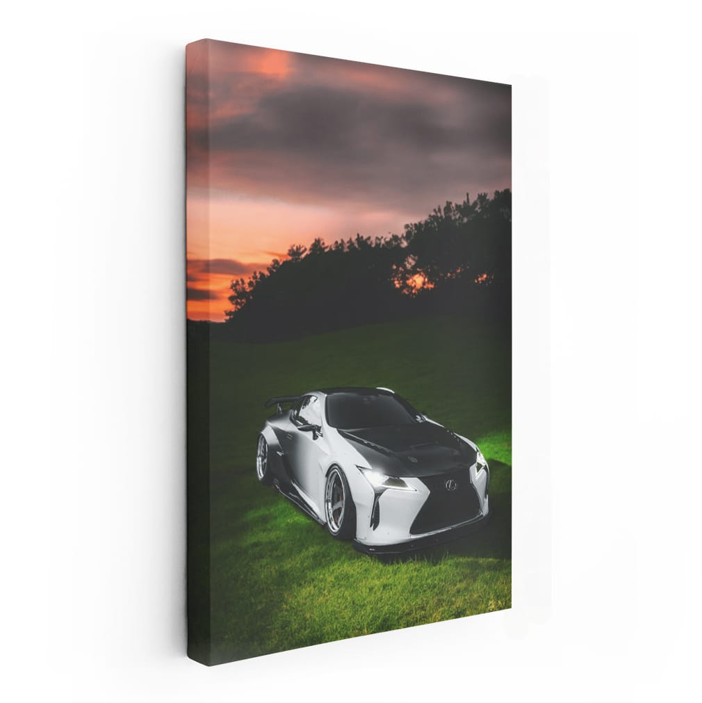 Sunset Beauty: Lexus LC500 - Elegance Meets Power