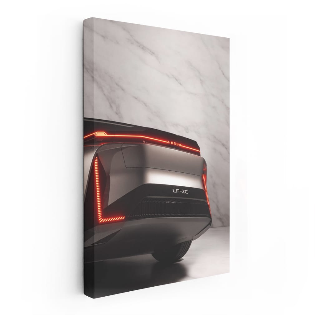 Lexus LF-ZC Marble White - Sleek Future Design