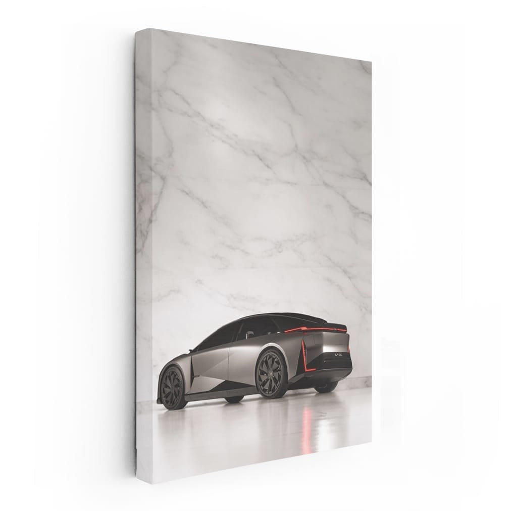 Lexus LF-ZC in White Marble - Ultimate Elegance in Motion
