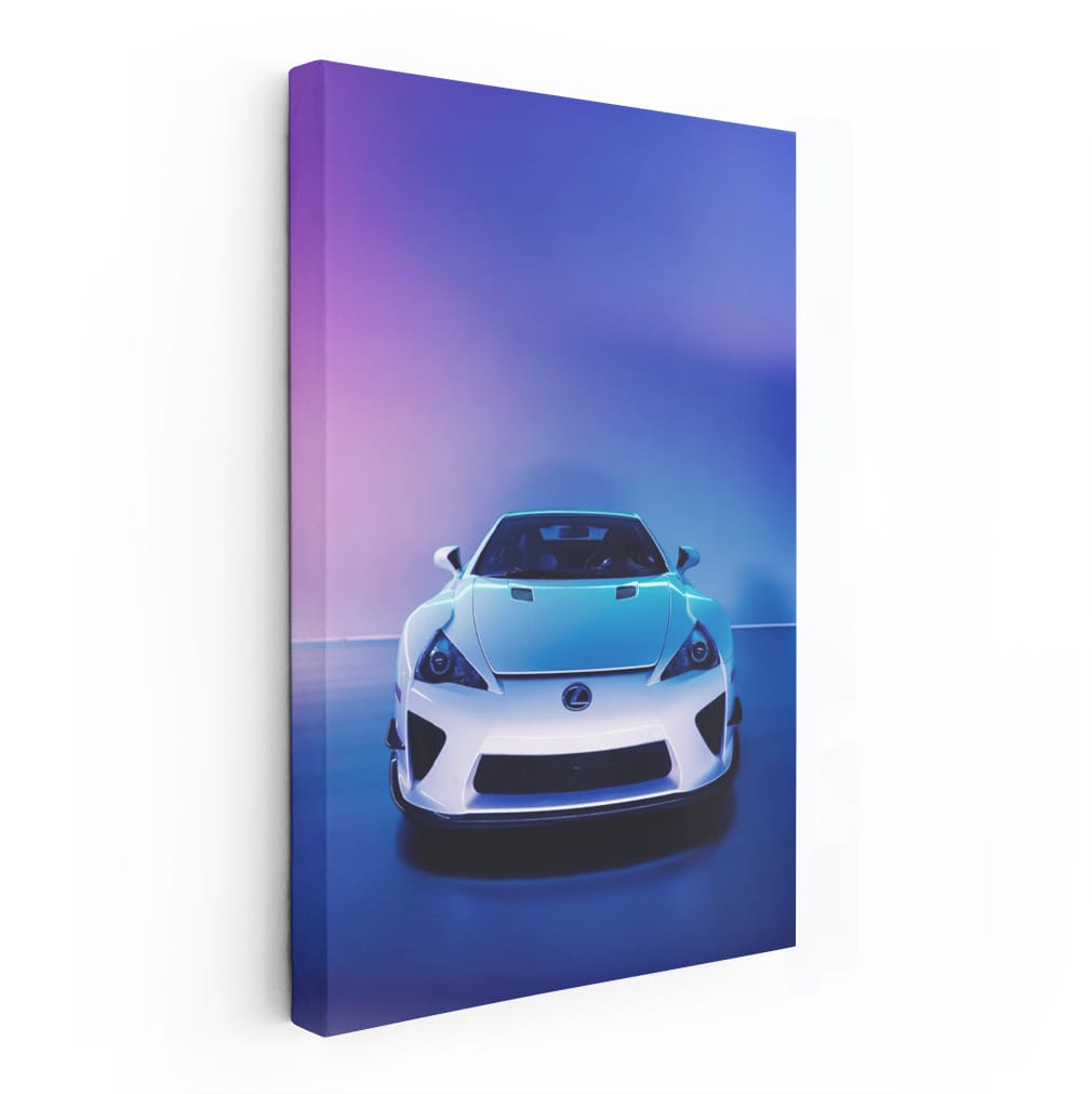 Neon Lexus LFA - Futuristic Speed Demon