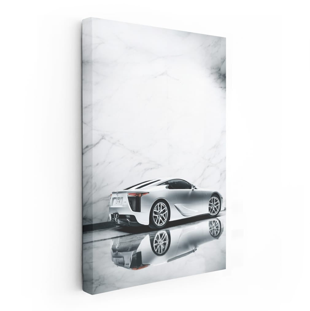 Lexus LFA in White Marble - Exquisite Performance Machine