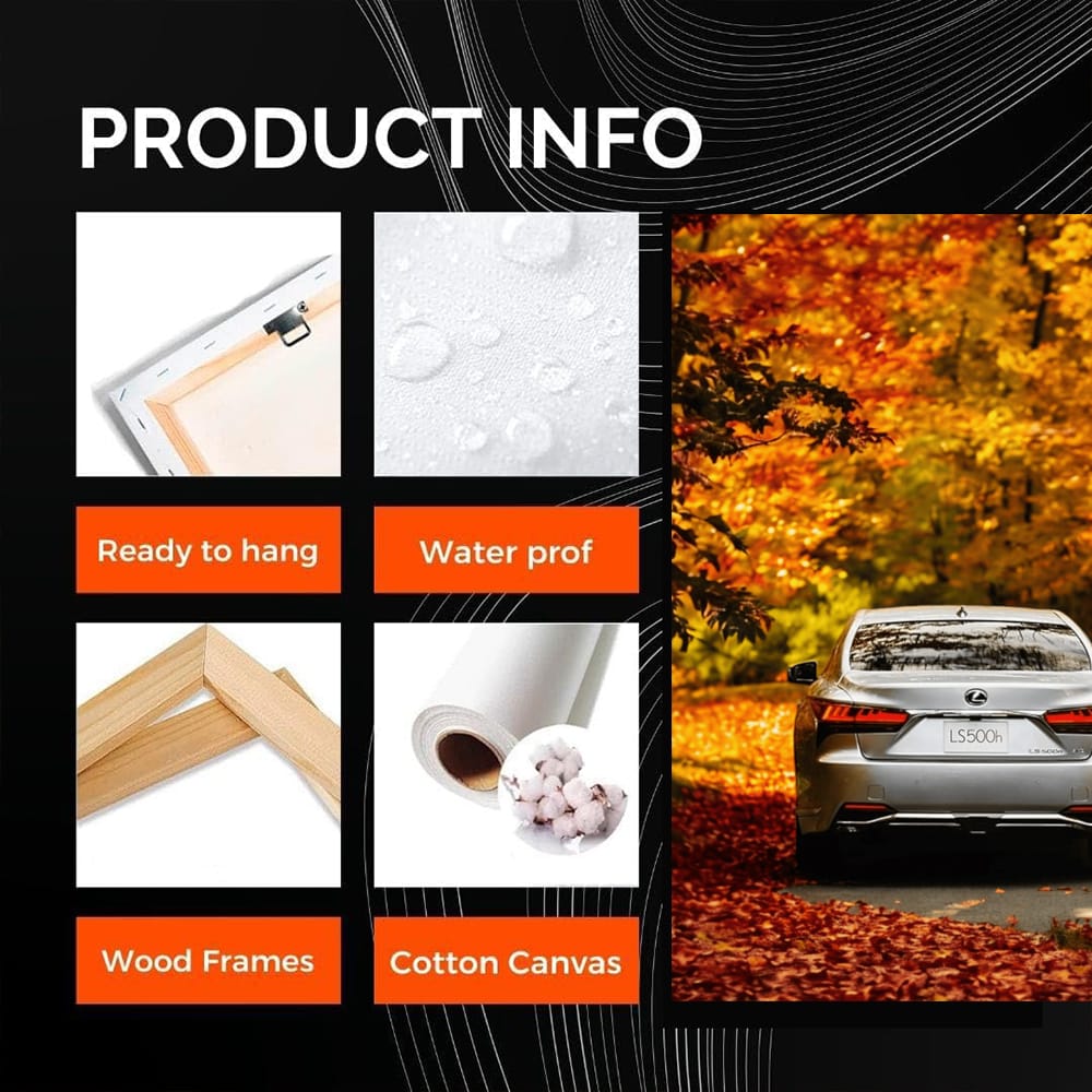 Lexus LS 500h in Autumn Forest - Elegance in Motion
