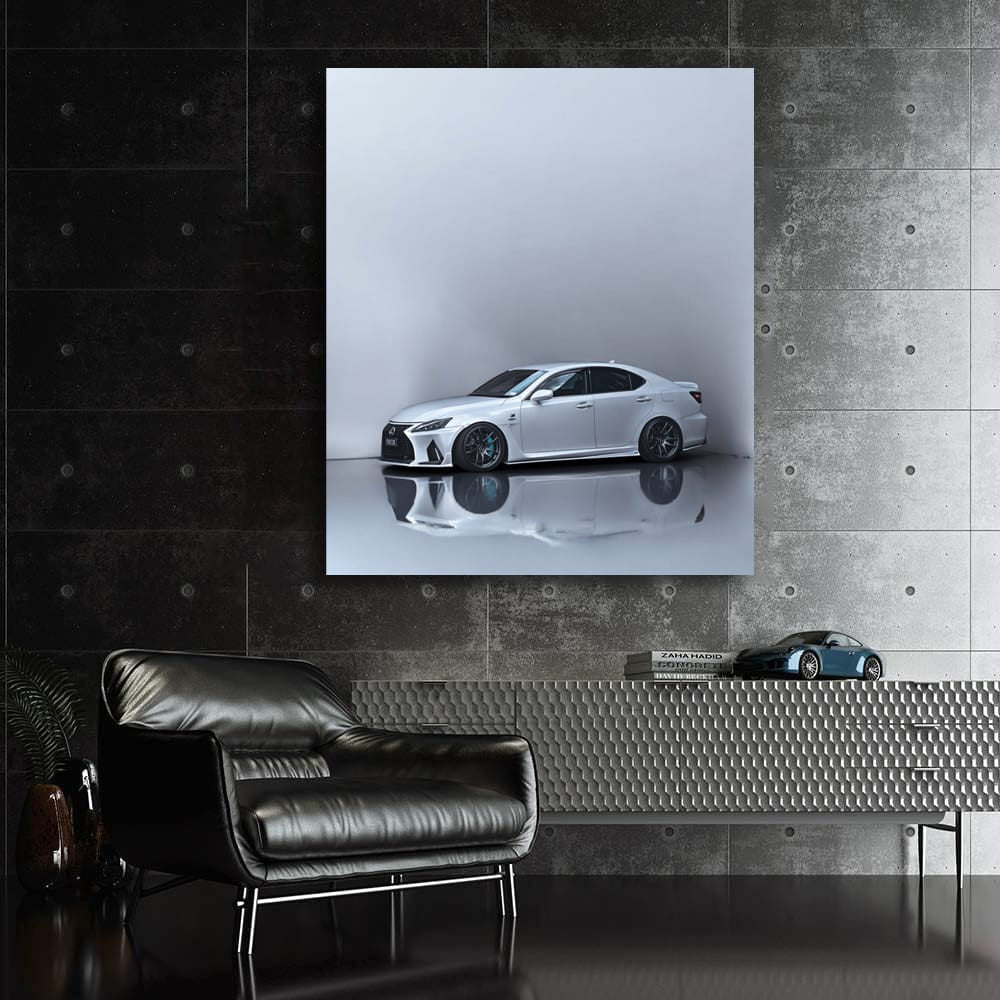 Lexus IS-F in White Elegance - Parked Performance Beauty